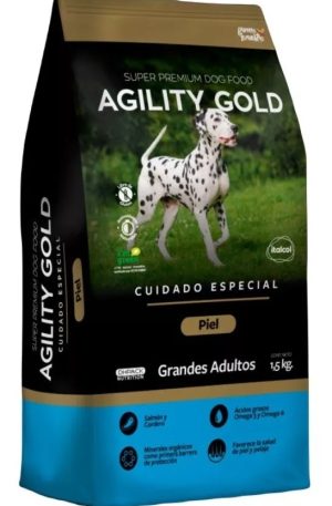 AGILITY GOLD PERRO ADULTO RAZAS GRANDES PIEL