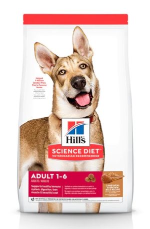 Comida para perro Hills Adulto Razas Medianas Cordero y Arroz OB 15,5Lbs a 33Lb
