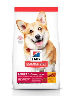 Comida para perro Hills Adulto Small Bites 4,4Lb a 15Lb