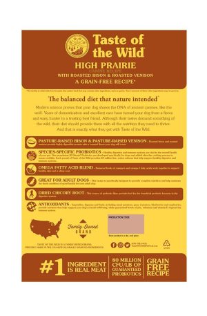 TASTE OF THE WILD HIGH PRAIRE BISON & VENISON - PERRO ADULTO