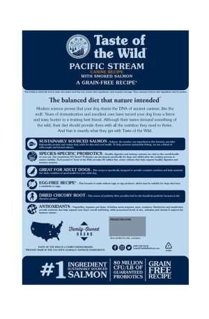 TASTE OF THE WILD PACIFIC STREAM SALMON – PERRO ADULTO Taste of the Wild Pacific Stream Salmon - Perro Adulto