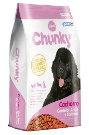 CHUNKY CACHORROS CORDERO, ARROZ Y SALMON