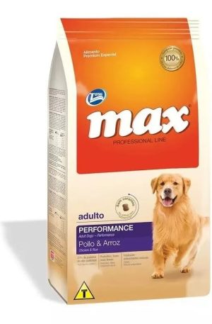 MAX PERFORMANCE ADULTOS POLLO & ARROZ 20+