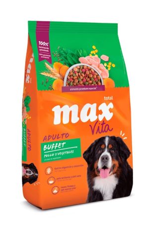 MAX VITA ADULTO BUFFET POLLO Y VEGETALES