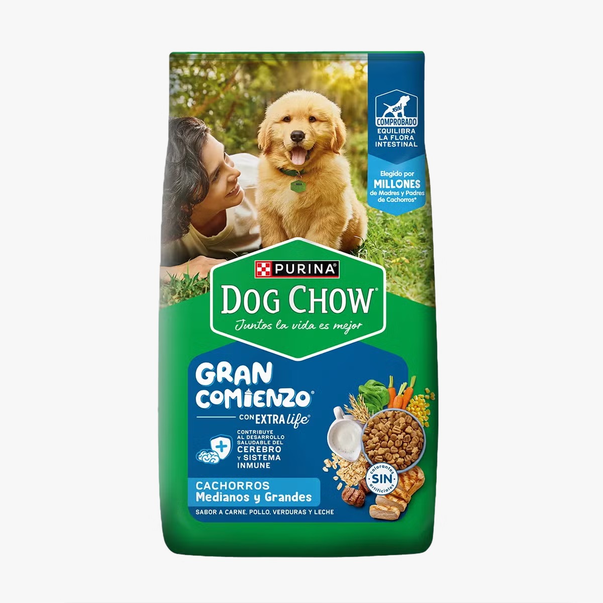 DOG CHOW CACHORRO RAZA MEDIANA GRANDE GRAN COMIENZO