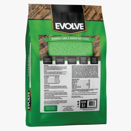 EVOLVE DOG CLASSIC LAMB & RICE