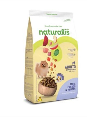 NATURALIS ADULTO RAZA PEQUEÑA POLLO, PAVO Y FRUTAS