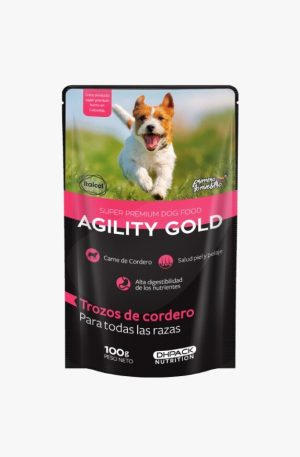 Agility Gold Pouch Trozos de Cordero Adulto