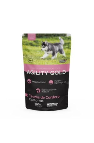 Agility Gold - Pouch Trozos De Cordero Cachorro