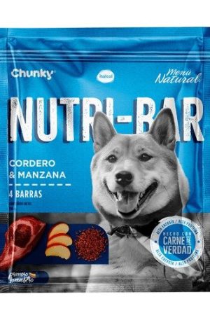 CHUNKY-NUTRI-BAR CORDERO Y MANZANA