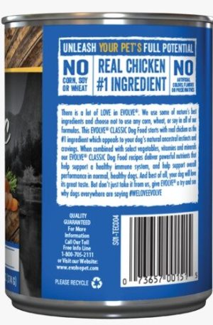 EVOLVE DOG LATA CHICKEN (2) EVOLVE DOG LATA CHICKEN