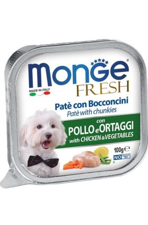 Monge Paté para Perros Pollo y Verduras