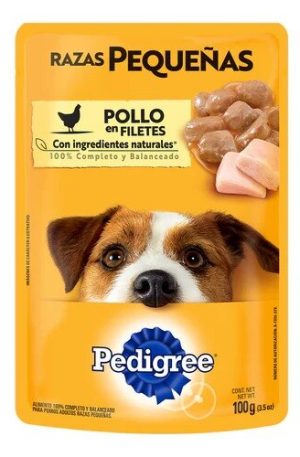 PEDIGREE POUCH ADULTO RAZA PEQUEÑA POLLO