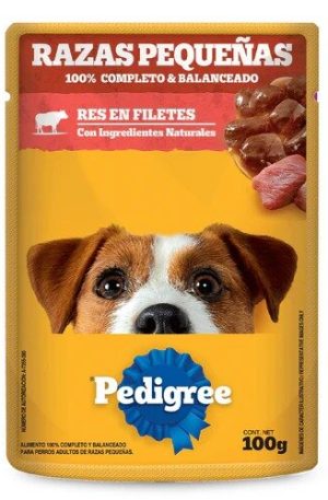 PEDIGREE POUCH ADULTO RAZAS PEQUEÑAS CARNE
