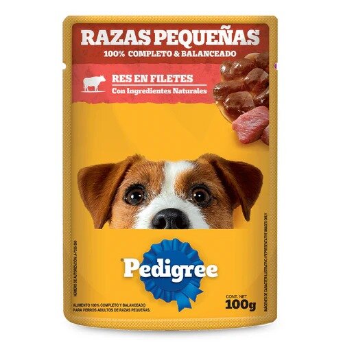 PEDIGREE POUCH ADULTO RAZAS PEQUEÑAS CARNE