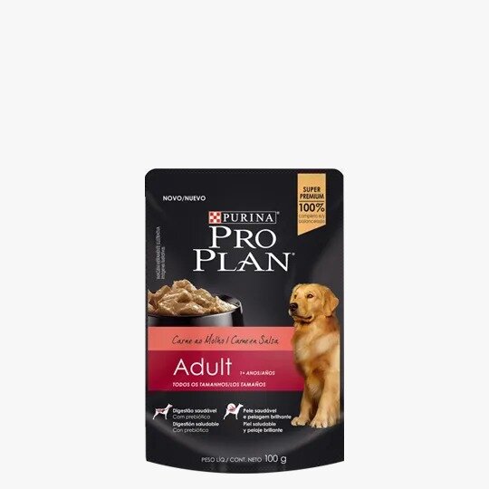 PRO PLAN POUCH ADULTO DOG CARNE