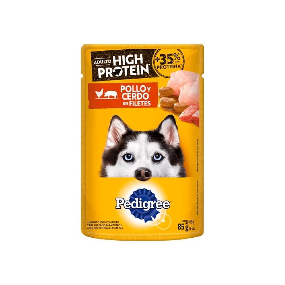 Pedigree Pouch Wet High Protein Pollo y Cerdo