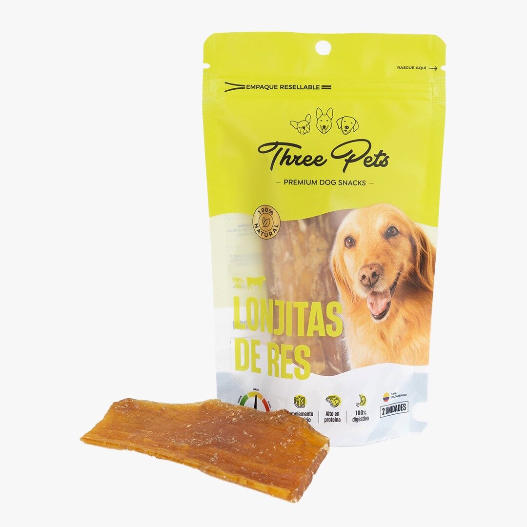 Three Pets Lonjitas De Res