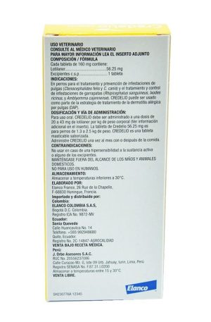 Credelio Comprimido Masticable