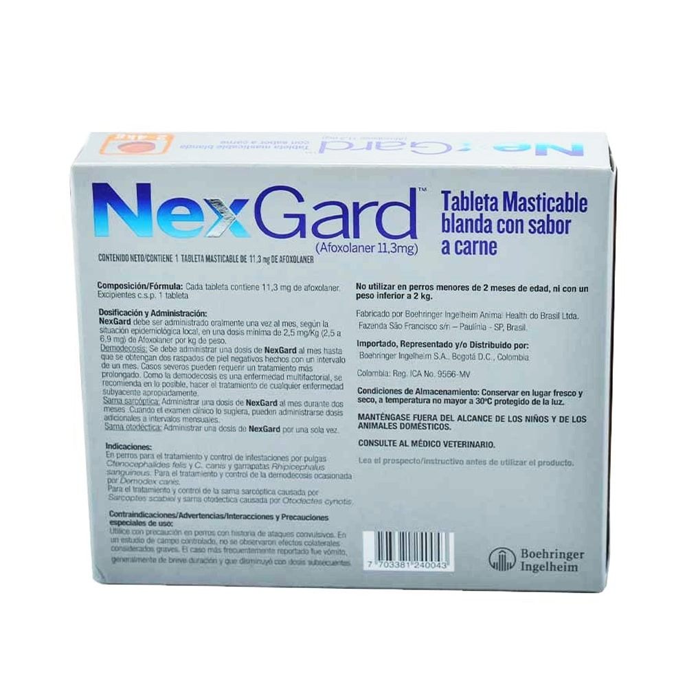 NexGard Antipulgas Perros de 2 a 4 Kg - Imagen 2