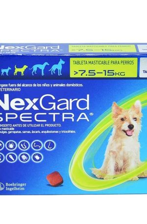 NexGard Spectra Antipulgas para Perros de 7.5 a 15 Kg