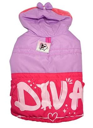 Chaleco acolchado con capucha para perra Chaleco acolchado con capucha para perra