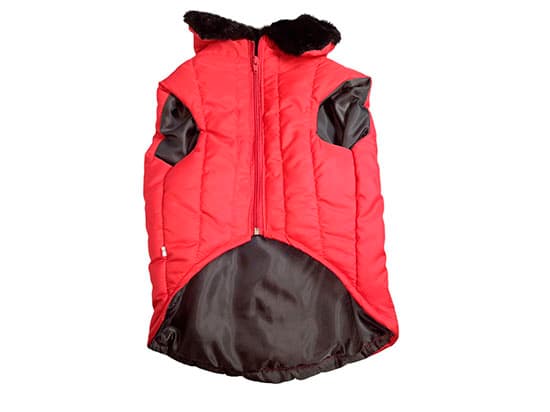 Chaleco cuello de peluche