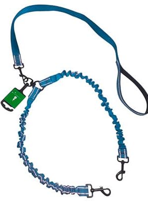 Traílla Doble Flexible para Perros