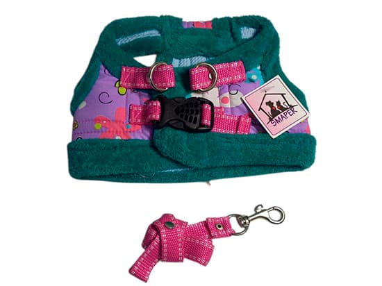 Arnés de peluche con motivos decorativos - Imagen 2