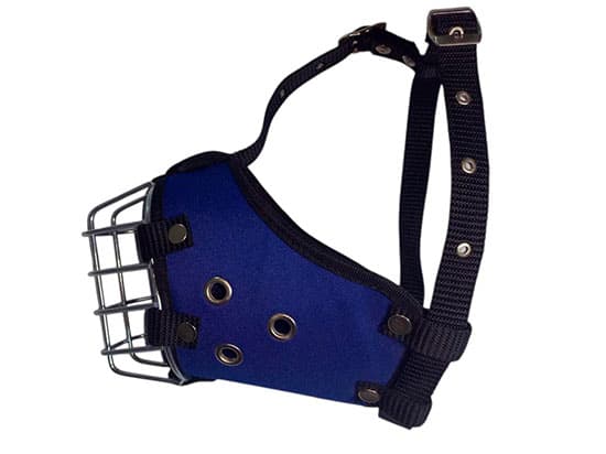 Bozal con Rejilla Metálica y Lona Reforzada – Protección Total para Perros Fuertes - Imagen 2