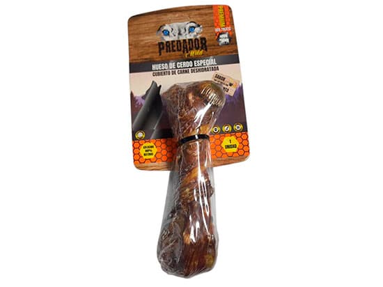 Hueso de Cerdo Especial cubierto de Carne Deshidratada