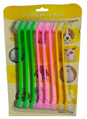 cepillo de dientes para mascotas