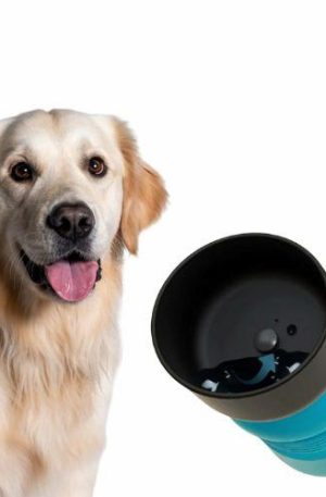 Botella Portátil con Bebedero Botella Portátil con Bebedero