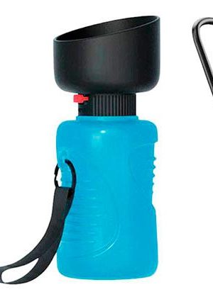 Botella Portátil con Bebedero