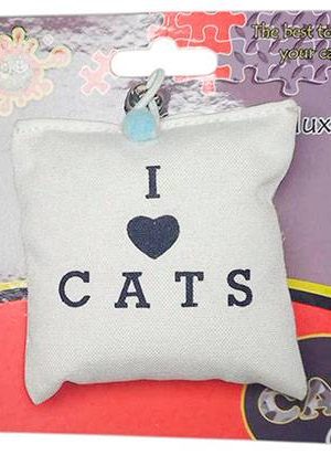 Cojín de lujo con catnip para gatos