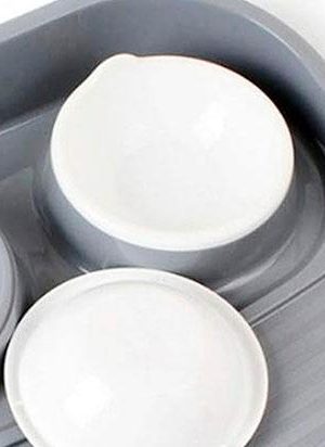 Comedero doble antiderrame Comedero doble antiderrame