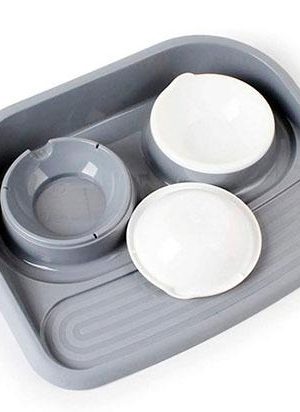 Comedero doble antiderrame