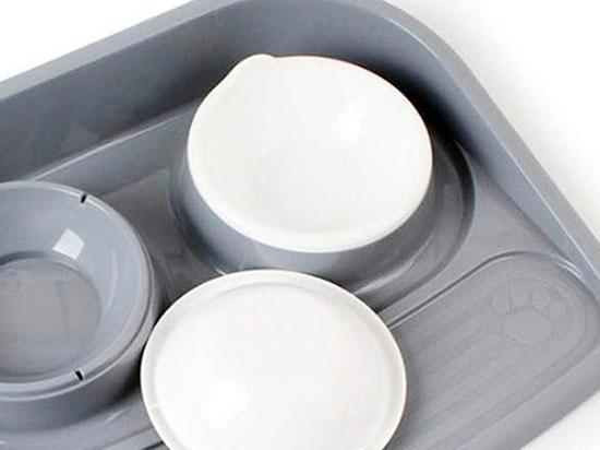 Comedero doble antiderrame