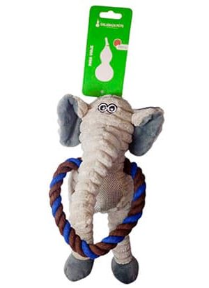 Elefantito con cuerda mordedora