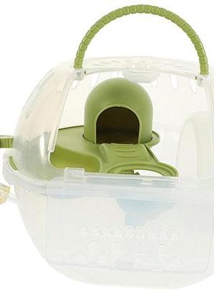 Jaula de viaje transparente