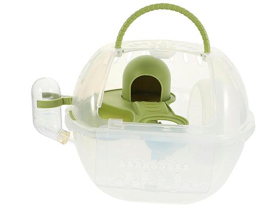 Jaula de viaje transparente