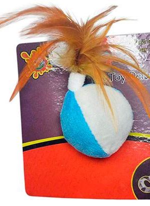Pelota de peluche para gatos