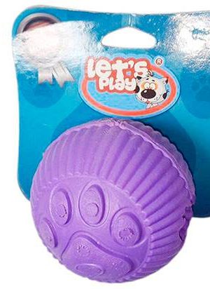 Pelota texturizada mediana para perros