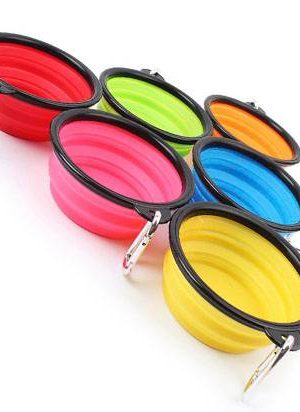 Tazón plegable de silicona alimentaria (3)