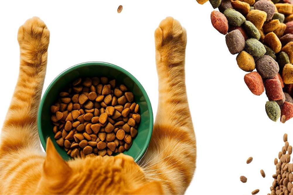 alimento seco para gatos