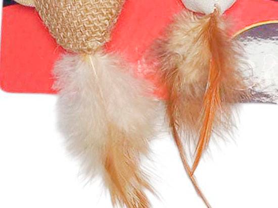 dos juguetes de presa para gatos