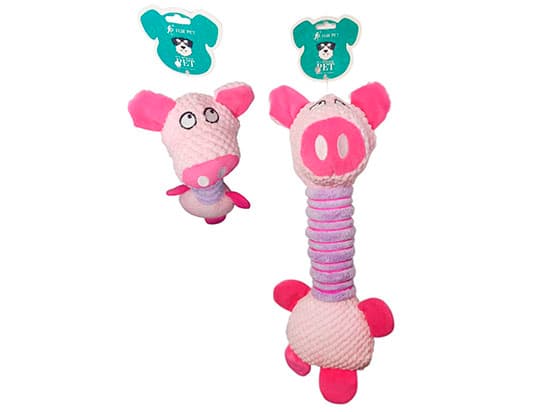 ¡Oink Diversión! – Juguete Chirriante de Felpa en Forma de Cerdito para Perros Medianos y Grandes - Imagen 4