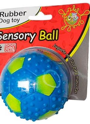 Pelota Sensorial de Goma - Perfecta para el Entretenimiento y Salud de tu Mascota
