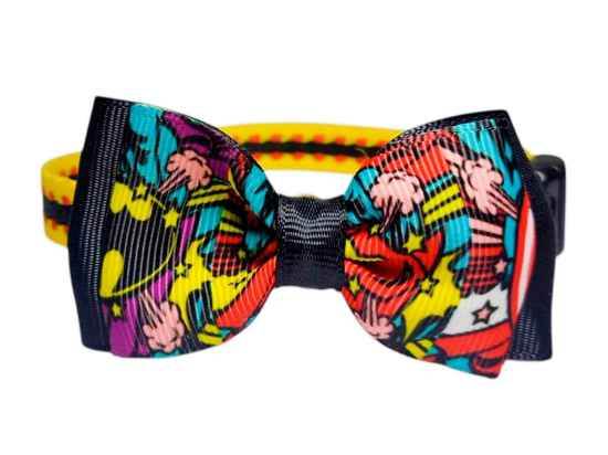 COLLAR PARA MASCOTA CON MOÑO