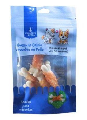 Calabaza Pets Hueso de Calcio Envuelto